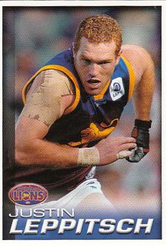 2005 Select Herald Sun AFL #20 Justin Leppitsch Front